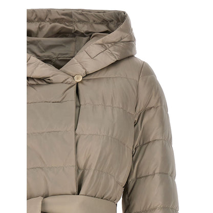 Max Mara Beige Polyamide Full-Length Jacket