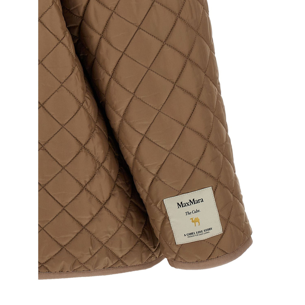 Max Mara Beige Polyester Shell Jacket