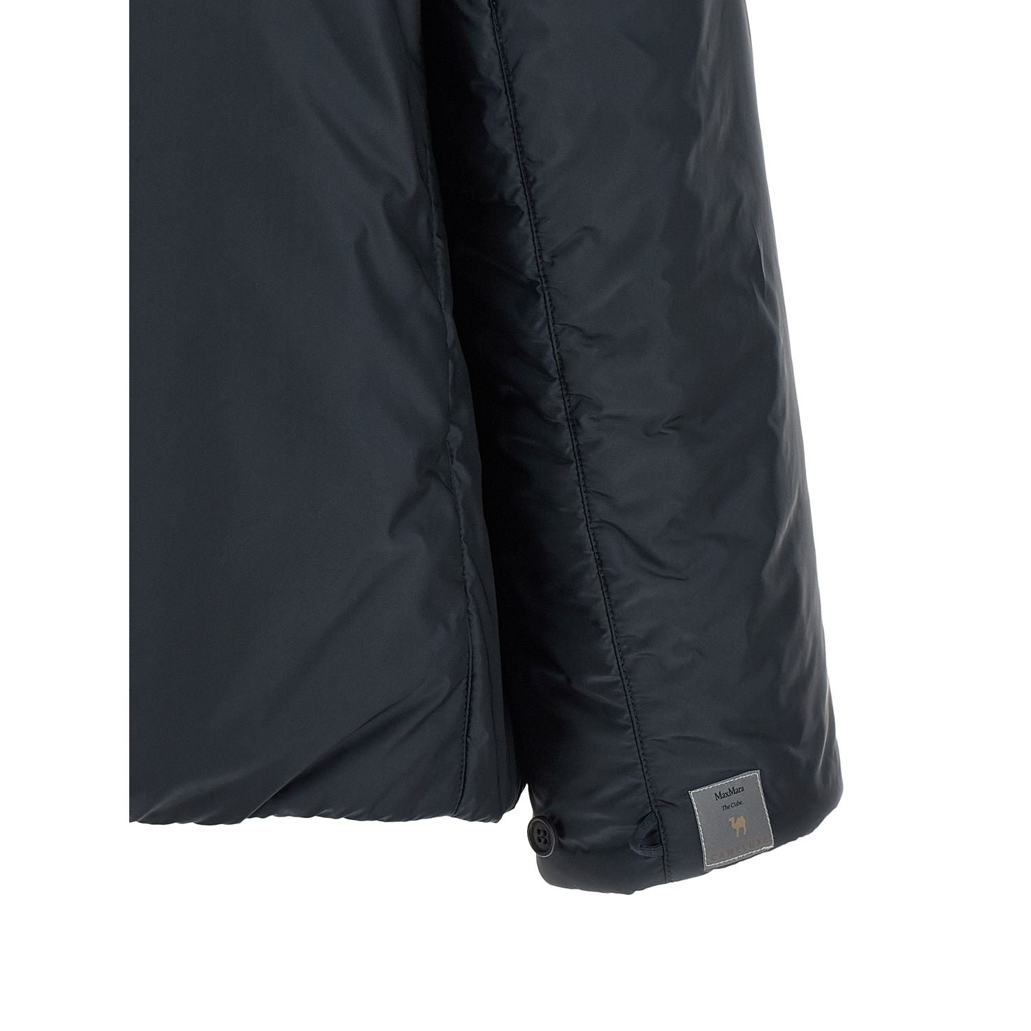 Max Mara Blue Polyester Shell Jacket