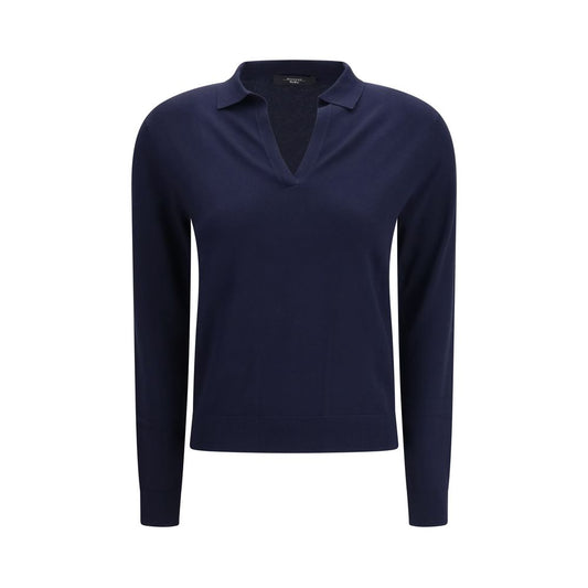 Max Mara Blue Viscose Sweatshirt 1728,72470364320,Blue,Clothing,L,Max Mara,New with tags,Sweaters - Clothing,Sweatshirts - Sweaters - Clothing,Women,XL