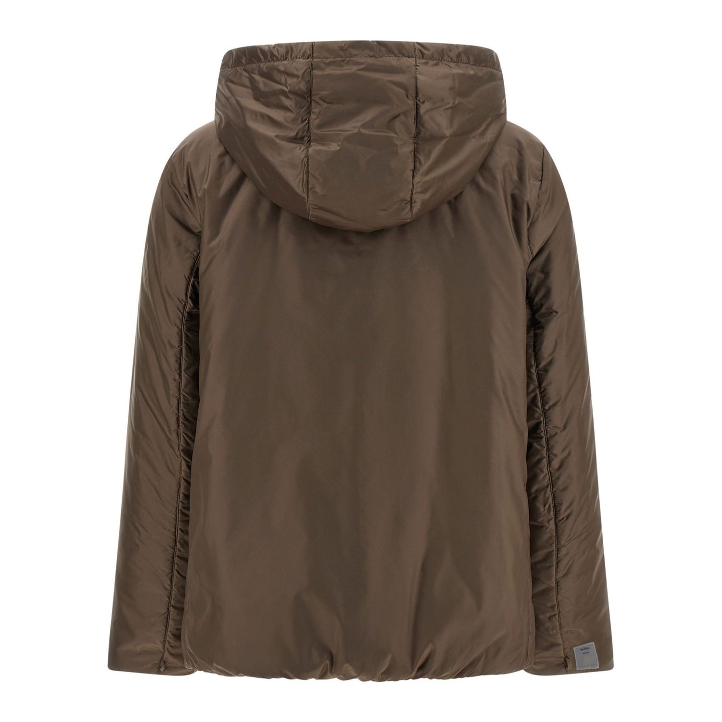 Max Mara Brown Polyester Full-Length Jacket