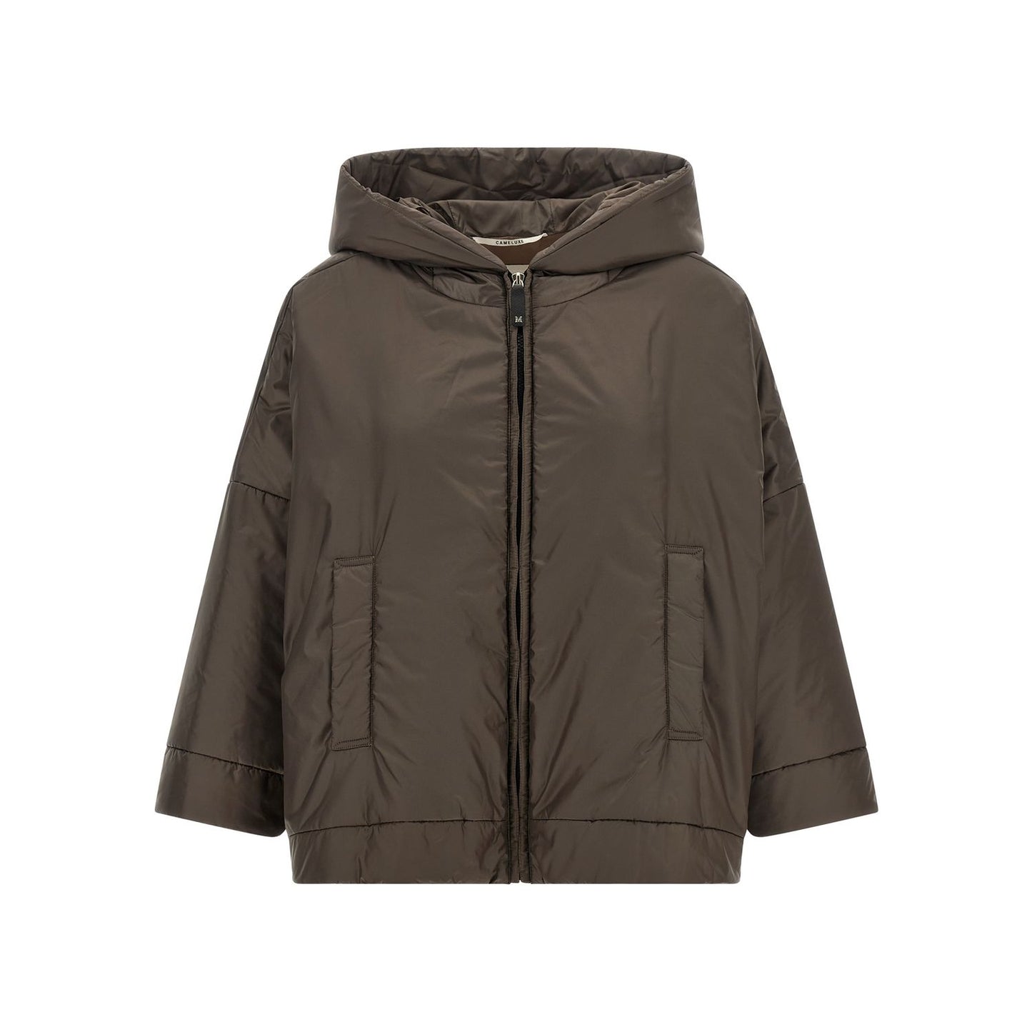 Max Mara Brown Polyester Shell Jacket