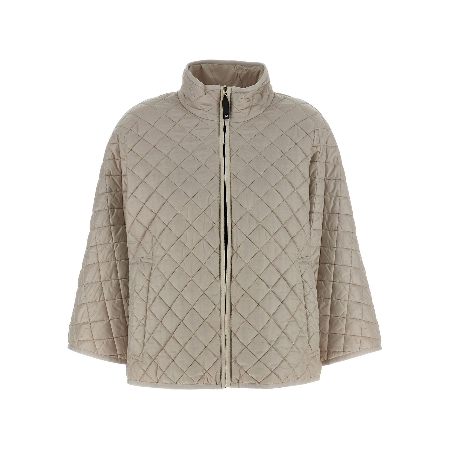 Max Mara Gray Polyester Coat