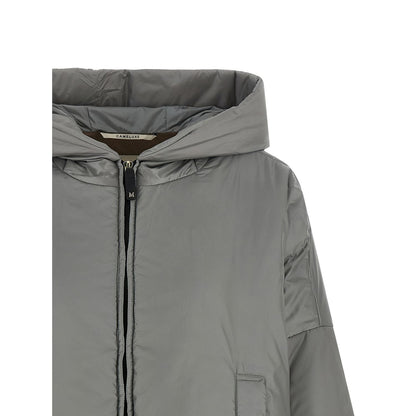 Max Mara Gray Polyester Shell Jacket