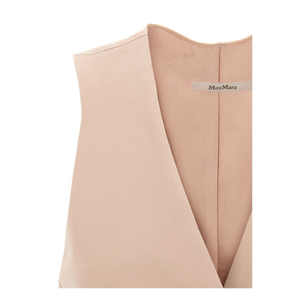Max Mara Multicolor Acetate Sleeveless Jacket