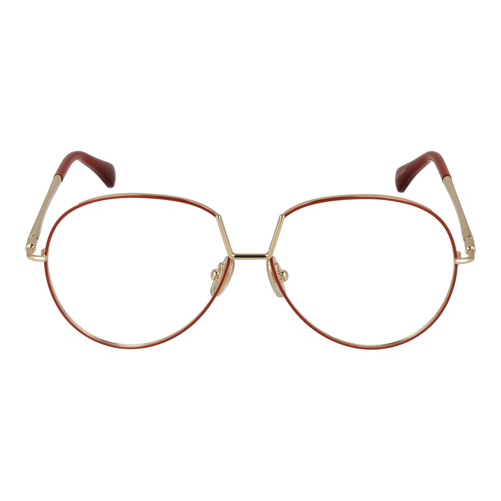 Max Mara Orange Metal Glasses (Frames) Max Mara