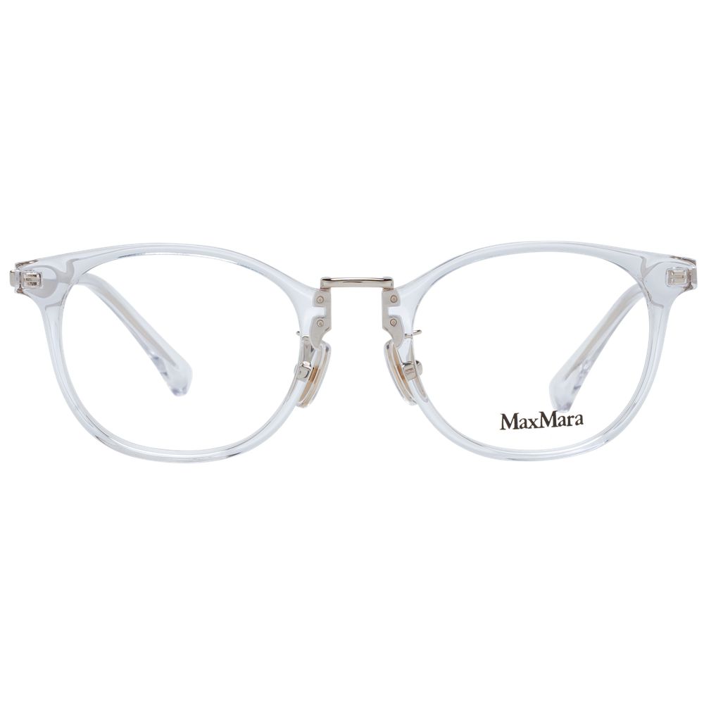 Max Mara White Plastic Glasses (Frames) Max Mara