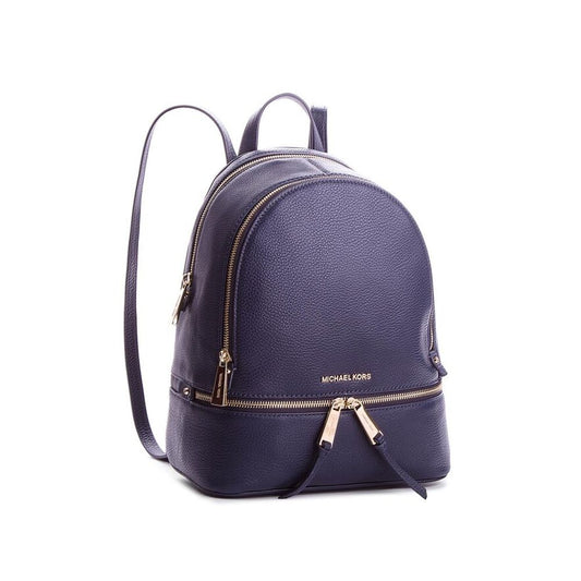 Michael Kors Blue Leather Backpack 1728,67434610848,Backpacks - Bags,Bags,Blue,Michael Kors,New with tags,Women