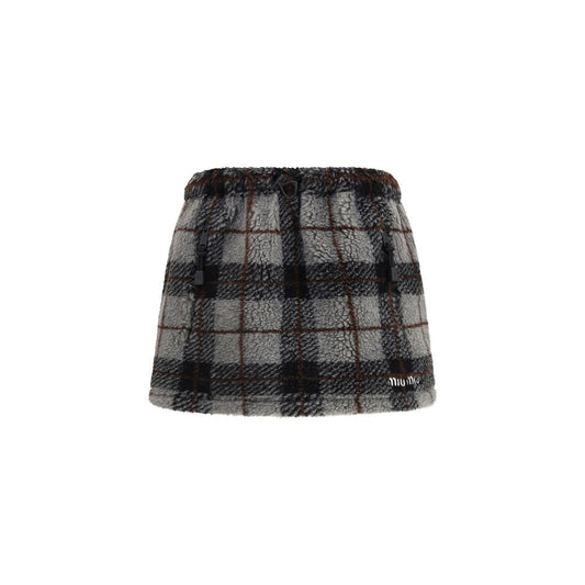 Miu Miu Multicolor Nylon Mini Skirt 1728,72470364320,Clothing,IT36 | XS,Mini - Skirts - Clothing,Miu Miu,Multicolor,New with tags,Skirts - Clothing,Women