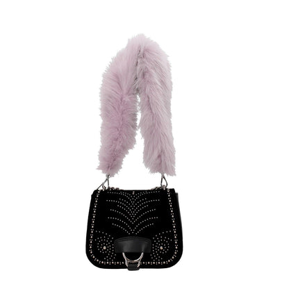 Miu Miu Purple Fur Shoulder Bag Miu Miu