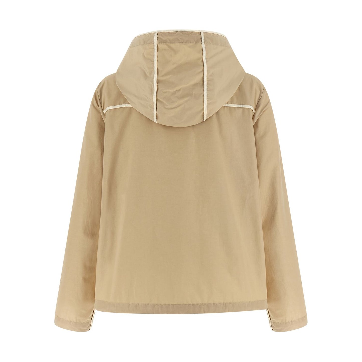 Moncler Beige Polyester Shell Jacket