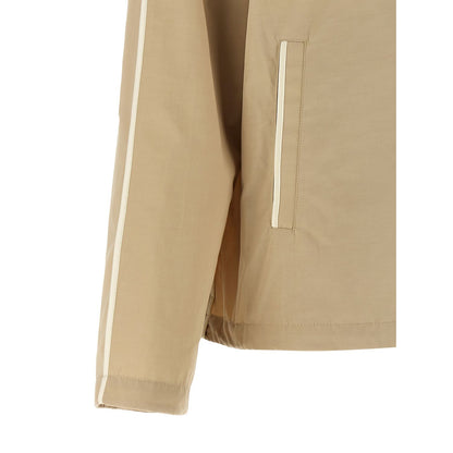 Moncler Beige Polyester Shell Jacket