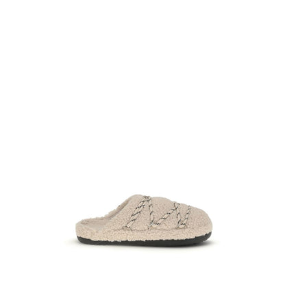Moon Boot Beige Polyamide Flats