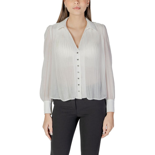 Morgan De Toi White Polyester Blouse Morgan De Toi