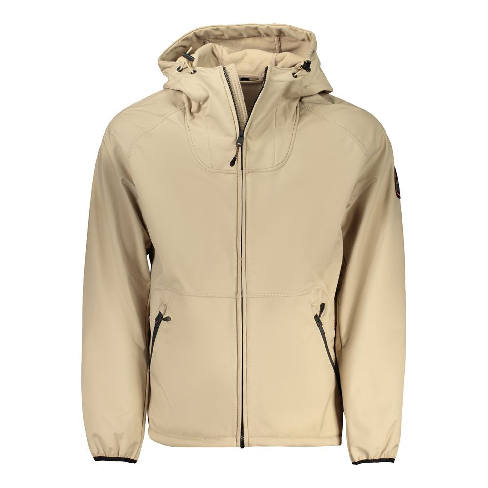 Napapijri Beige Polyester Shell Jacket