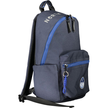 North Sails Blu Polyester Men Backpack