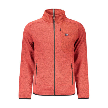 Norway 1963 Rosso Polyester Mens Sweatshirt