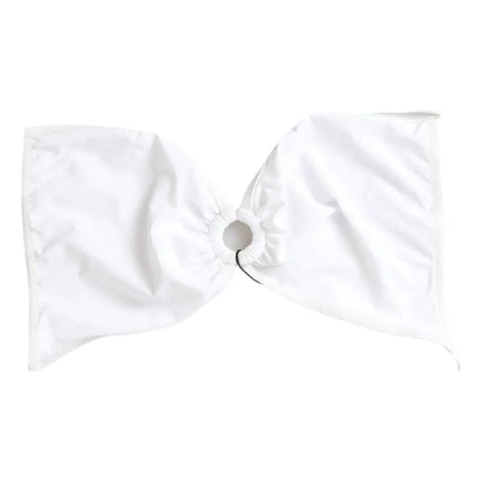 Dolce & Gabbana White Nylon Stretch Swimwear Top Bikini white-nylon-stretch-swimwear-top-bikini