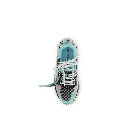 Off-White Multicolor Polyester Athletic Sneakers 1728,72470364320,Athletic - Sneakers - Shoes,EU41/US8,Men,Multicolor,New with tags,Off-White,Shoes,Sneakers - Shoes