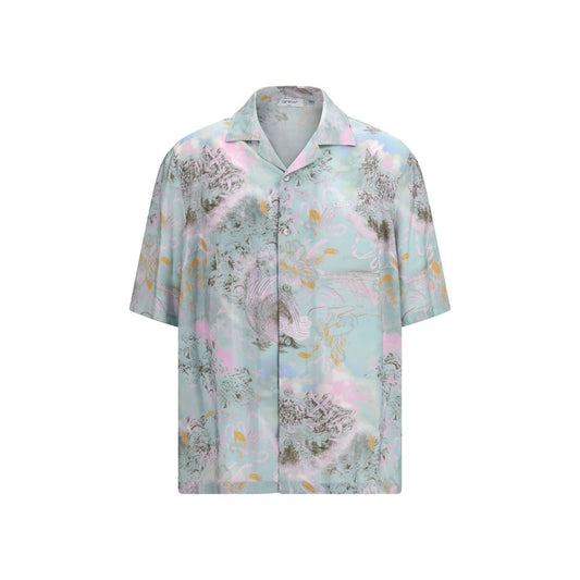 Off-White Multicolor Viscose Pattern Shirt 1728,72470364320,Clothing,IT50 | L,IT54 | XXL,Men,Multicolor,New with tags,Off-White,Pattern - Shirts - Clothing,Shirts - Clothing,Shortsleeve - Shirts - Clothing