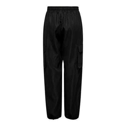 Only Black Cotton Cargo Pants