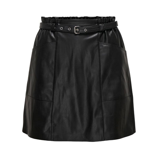 Only Black Polyester Mini Skirt 1728,71956299936,Black,Clothing,IT42|M,IT44|L,Mini - Skirts - Clothing,New with tags,Only,Skirts - Clothing,Women