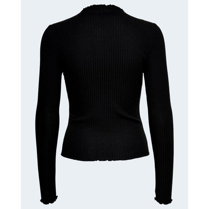 Only Black Polyester Turtleneck 1728,71956299936,Black,Clothing,IT42|M,New with tags,Only,Sweaters - Clothing,Turtlenecks - Sweaters - Clothing,Women,XL