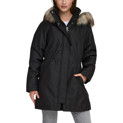 Only Black Recycled Polyester Parka 1728,71956299936,Black,Clothing,IT40|S,IT42|M,IT44|L,Jackets & Coats - Clothing,New with tags,Only,Parkas - Jackets & Coats - Clothing,Women,XL