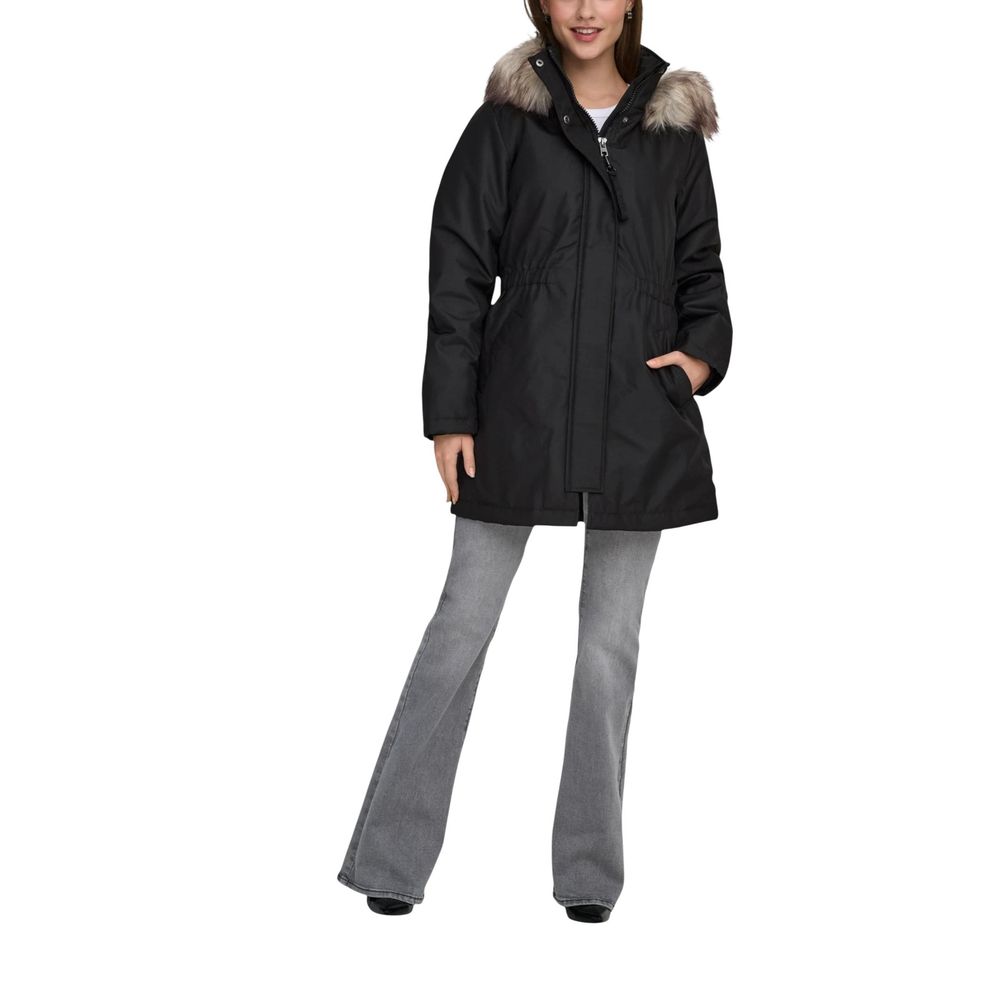 Only Black Recycled Polyester Parka 1728,71956299936,Black,Clothing,IT40|S,IT42|M,IT44|L,Jackets & Coats - Clothing,New with tags,Only,Parkas - Jackets & Coats - Clothing,Women,XL