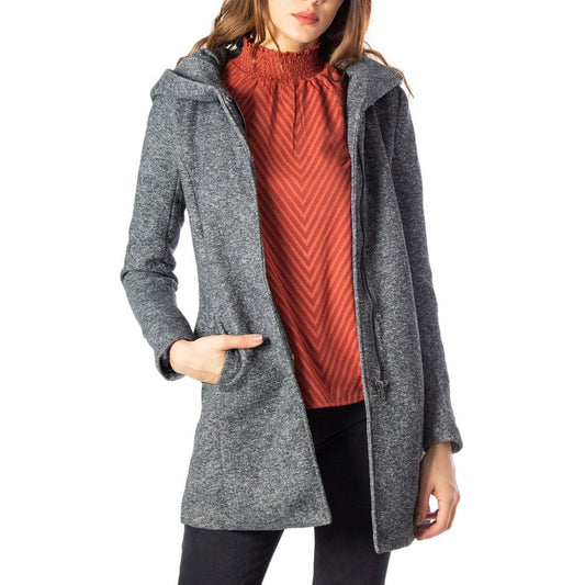 Only Gray Polyester Coat 1728,71956299936,Clothing,Coats - Jackets & Coats - Clothing,Gray,IT38|XS,Jackets & Coats - Clothing,New with tags,Only,Women