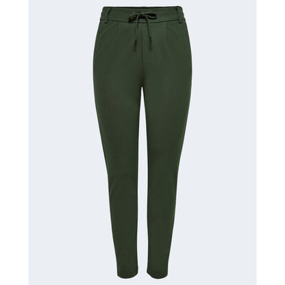 Only Green Viscose Casual Pants