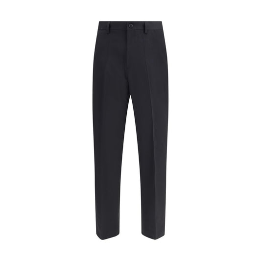 Our Legacy Black Fleece Wool Chino Pants Our Legacy