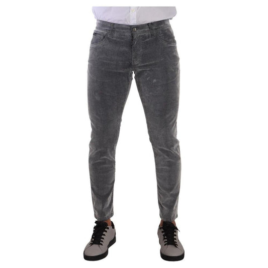 Dolce & Gabbana Gray  Jeans & Pant gray-jeans-pant-1