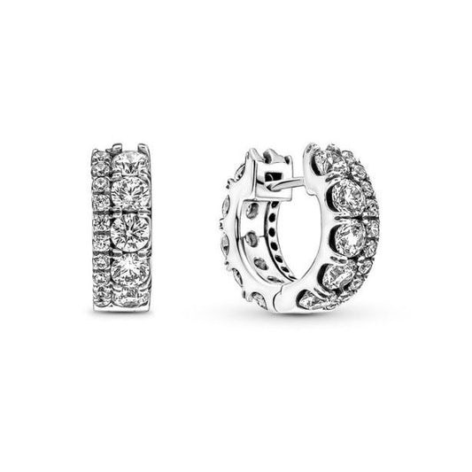 PANDORA Mod. SPARKLING HERBARIUM CLUSTER STUD EARRINGS
