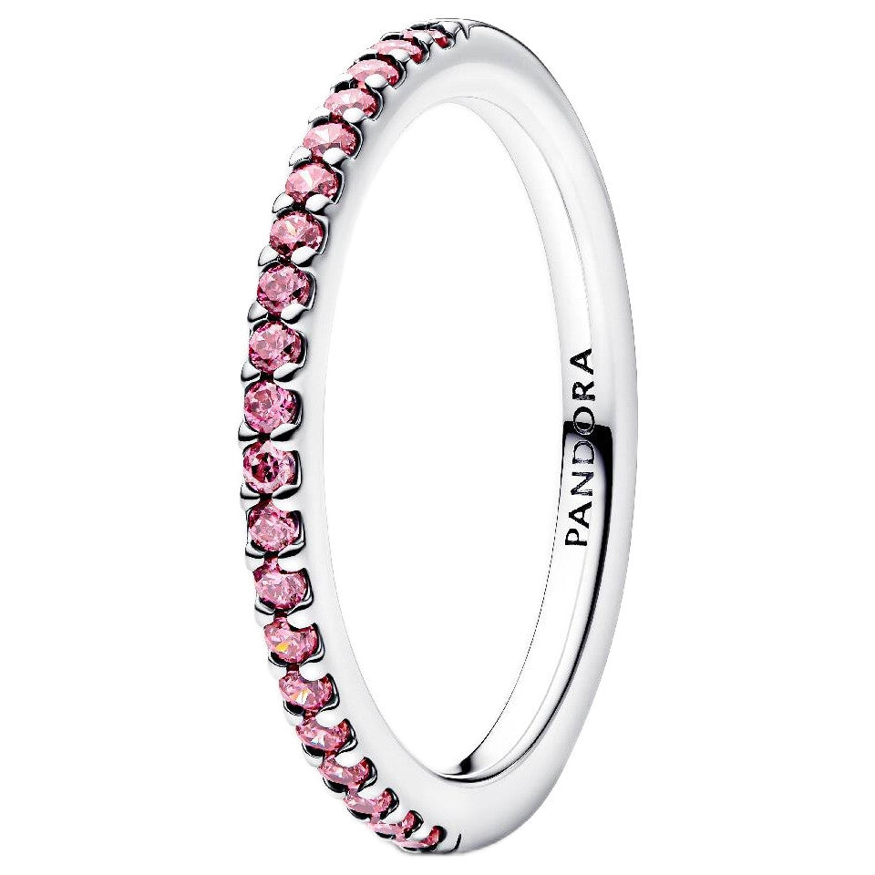PANDORA Mod. SPARKLING PINK BAND RING