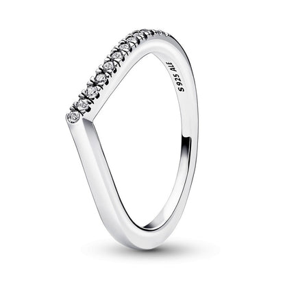 PANDORA Mod. TIMELESS WISH HALF SPARKLING RING