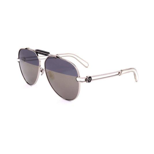 PHILIPP PLEIN SUNGLASSES Mod. SPP048M SHINY PALLADIUM