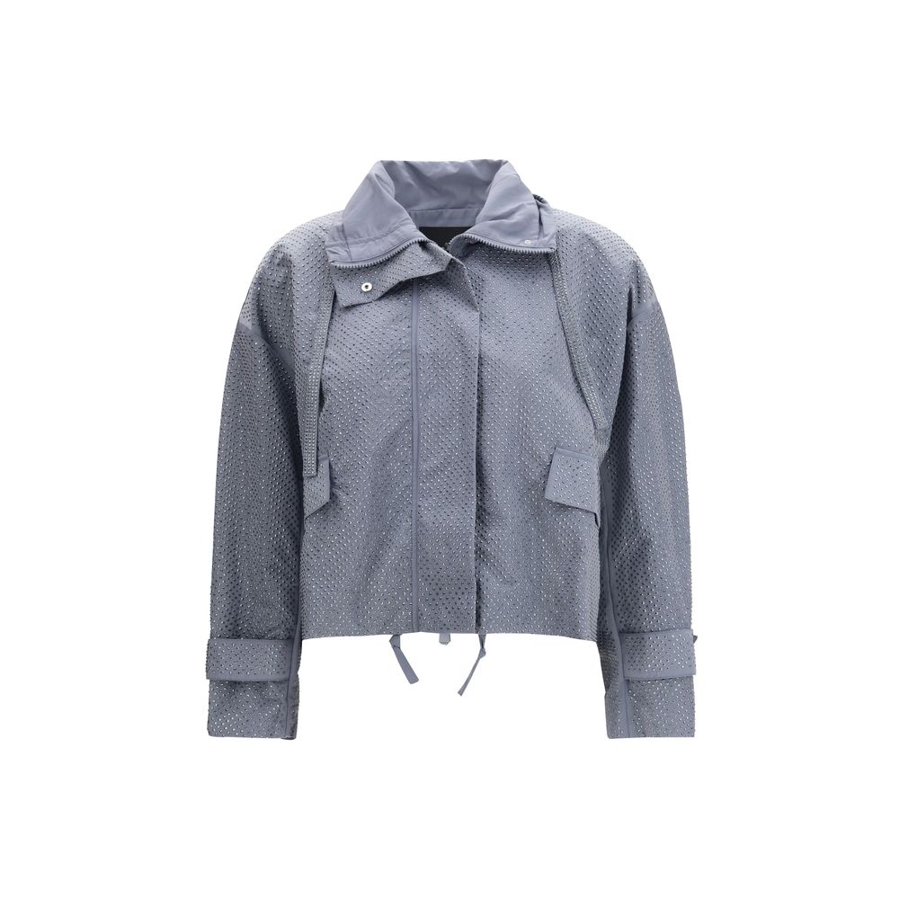 PINKO Blue Polyester Shell Jacket 1728,72470364320,Blue,Clothing,Jackets & Coats - Clothing,L,M,New with tags,PINKO,S,Shell Jackets - Jackets & Coats - Clothing,Women,XS