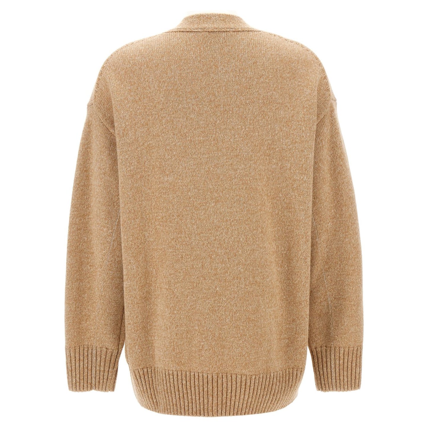 Paco Rabanne Beige Wool Cardigan
