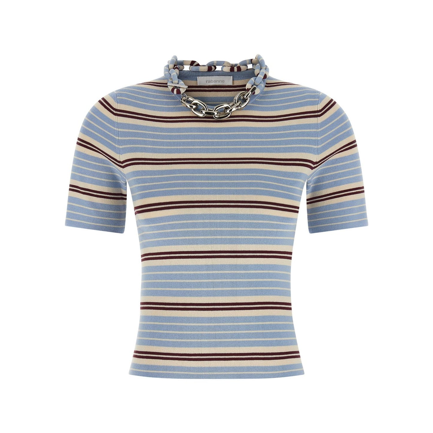 Paco Rabanne Blue Textile T-Shirt