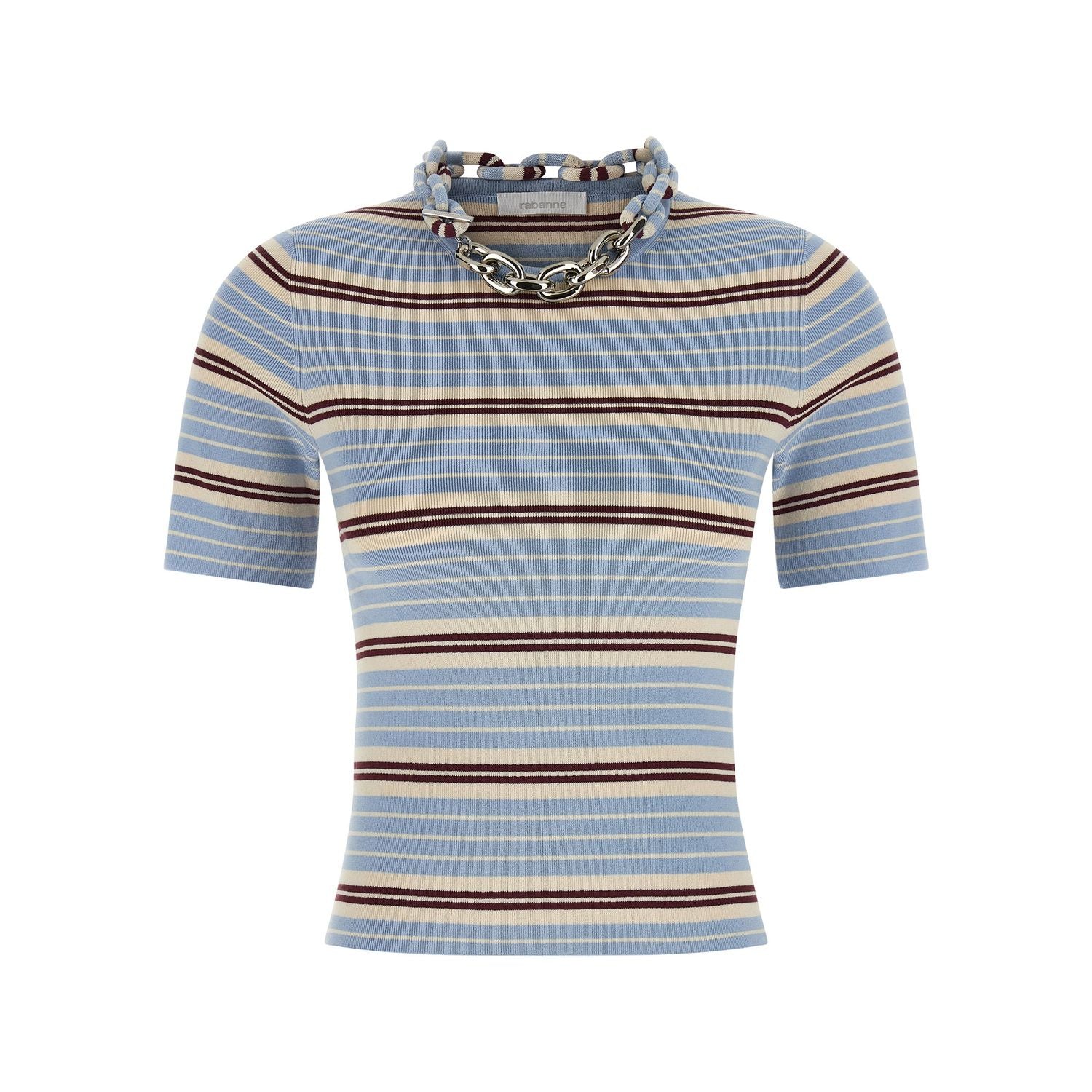 Paco Rabanne Blue Textile T-Shirt