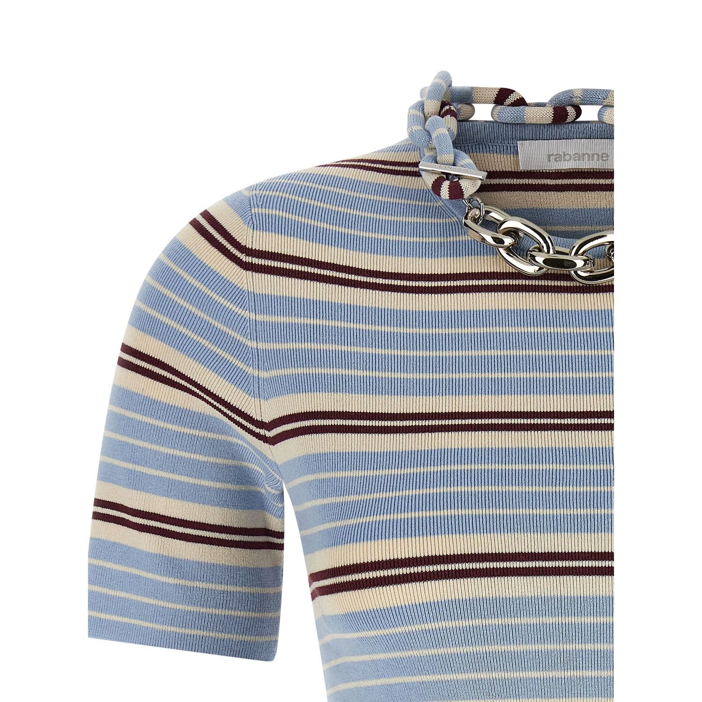 Paco Rabanne Blue Textile T-Shirt