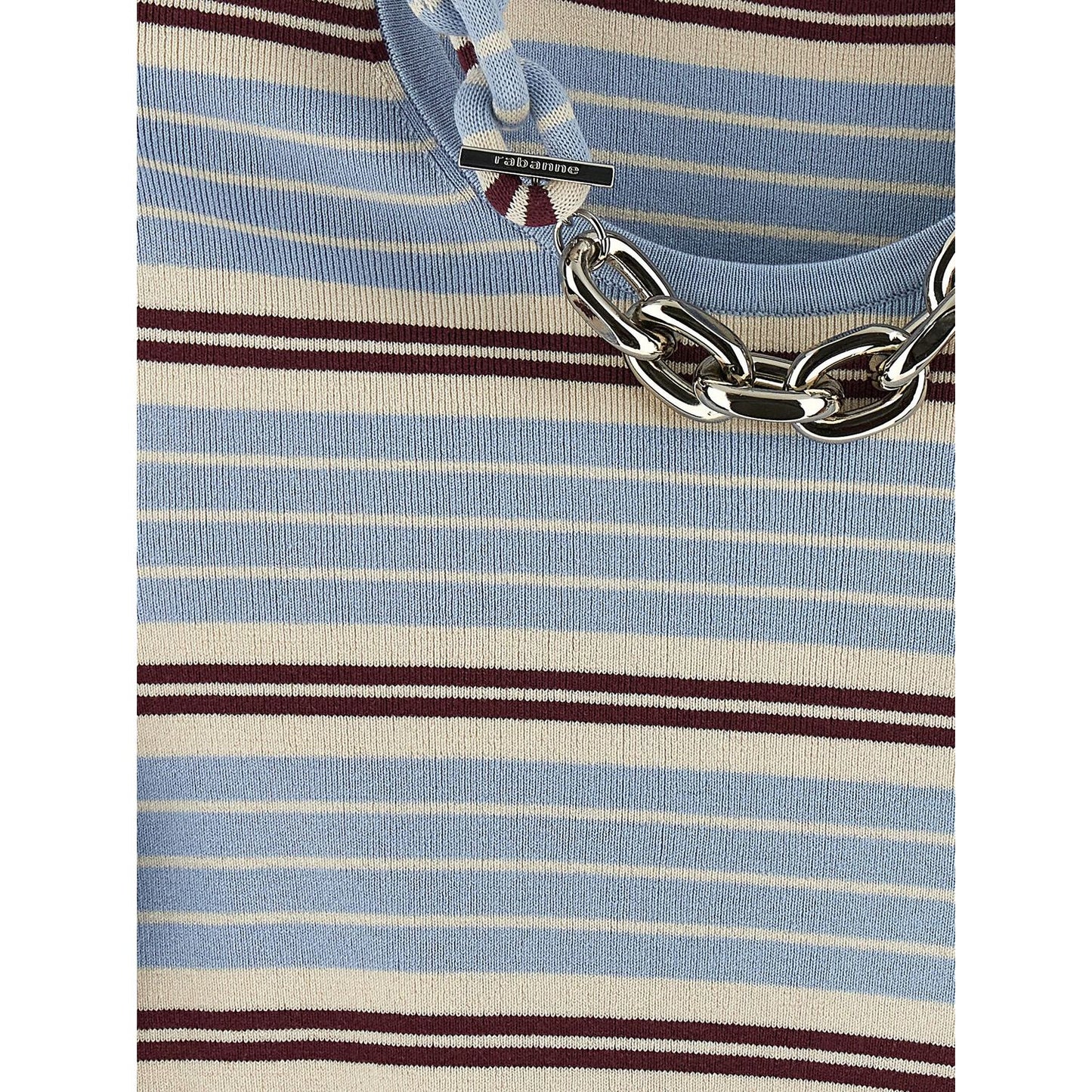 Paco Rabanne Blue Textile T-Shirt