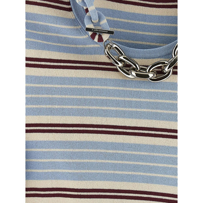 Paco Rabanne Blue Textile T-Shirt