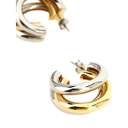 Paco Rabanne Multicolor Brass Earrings