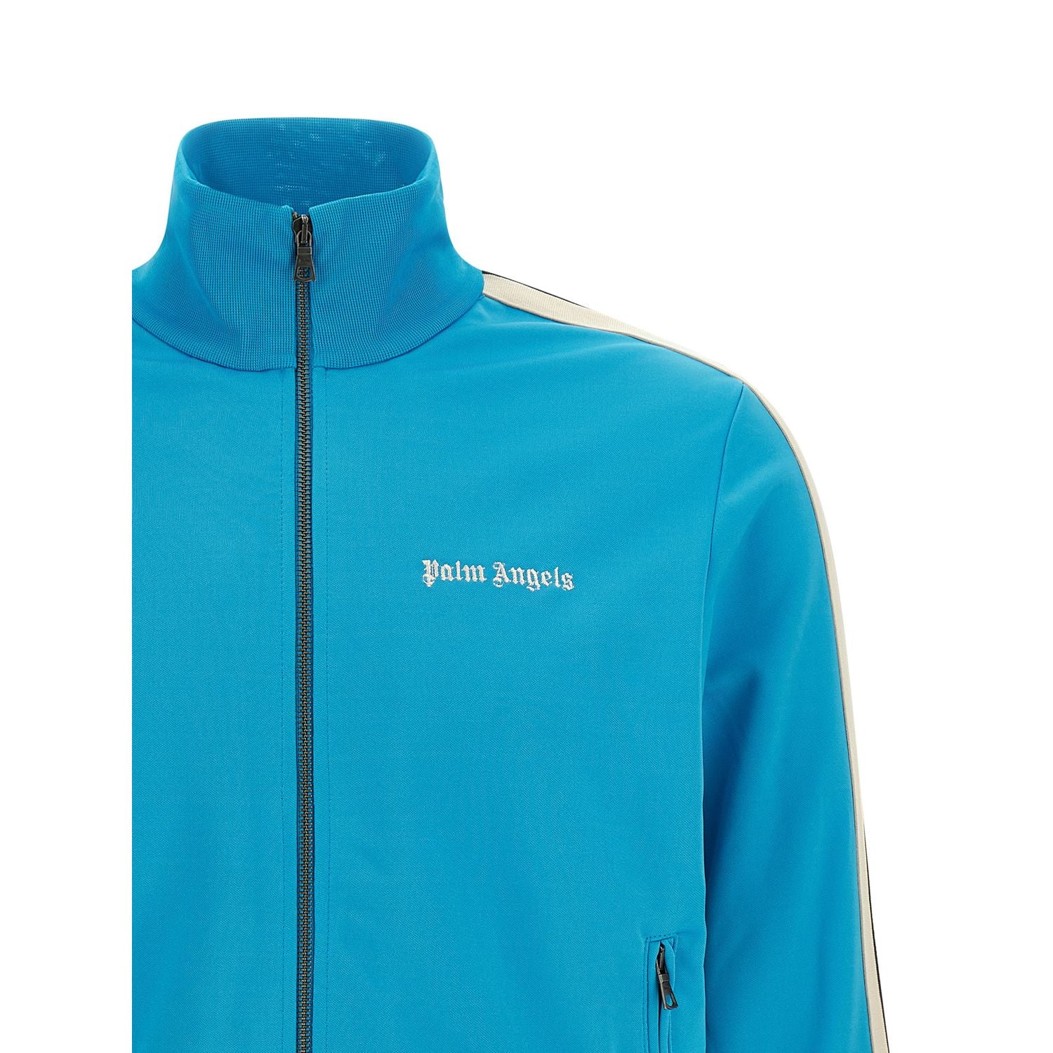 Palm Angels Blue Polyester Sweatshirt