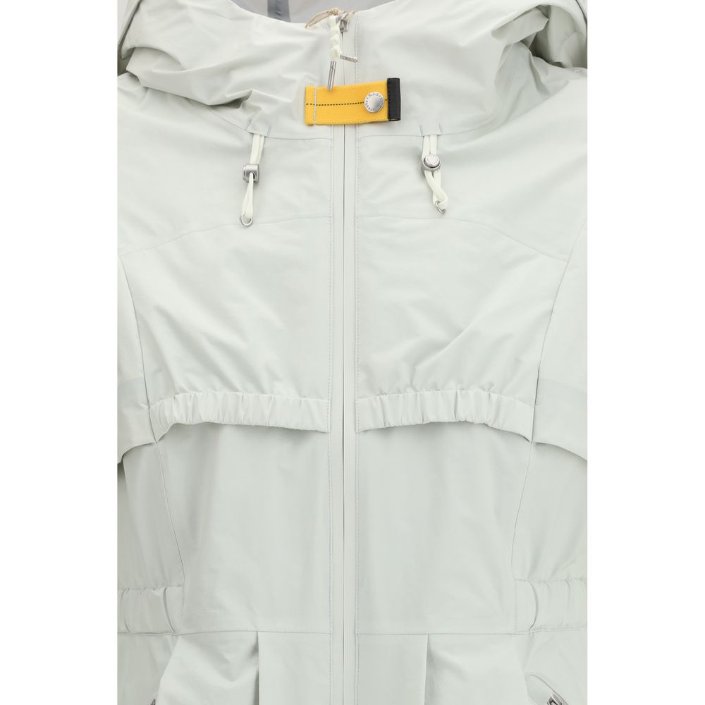Parajumpers White Polyamide Shell Jacket 1728,72470364320,Clothing,Jackets & Coats - Clothing,M,New with tags,Parajumpers,S,Shell Jackets - Jackets & Coats - Clothing,White,Women,XS