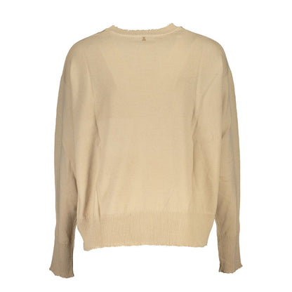 Patrizia Pepe Beige Fabric Sweatshirt Patrizia Pepe