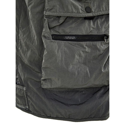 Paul & Shark Gray Polyester Sleveless Jacket