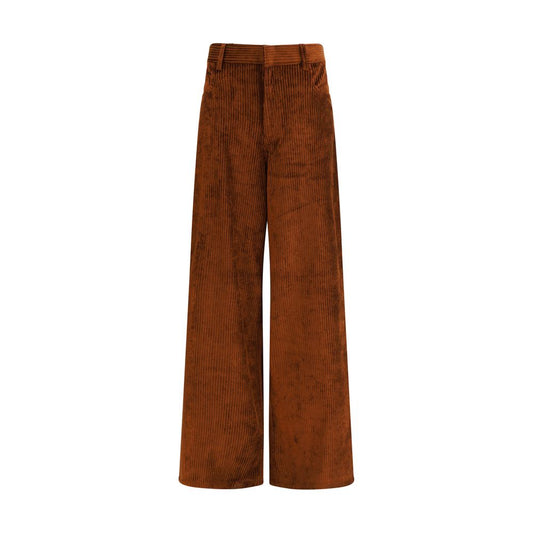 Petar Petrov Brown Cotton Casual Pants Petar Petrov